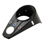 MCS 62-67 style 3-light dash cover - Gloss black