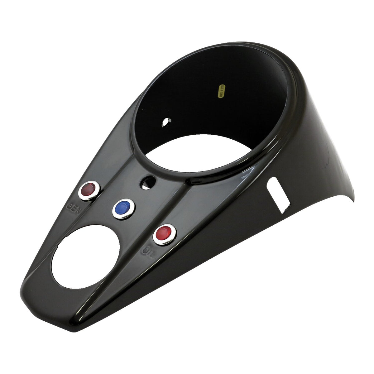 MCS 62-67 style 3-light dash cover - Gloss black