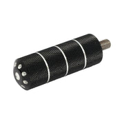 MCS Bomber shift/brake peg set - knurled - Black cm