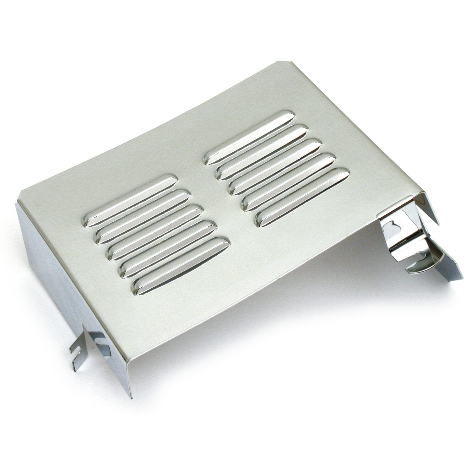 MCS Battery side cover - Chrome - louvered
