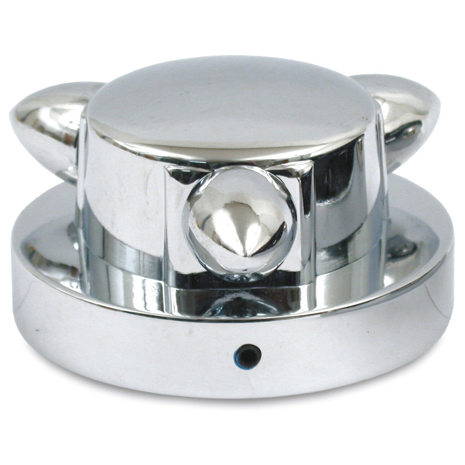 MCS Kromett gas cap cover large - Chrome