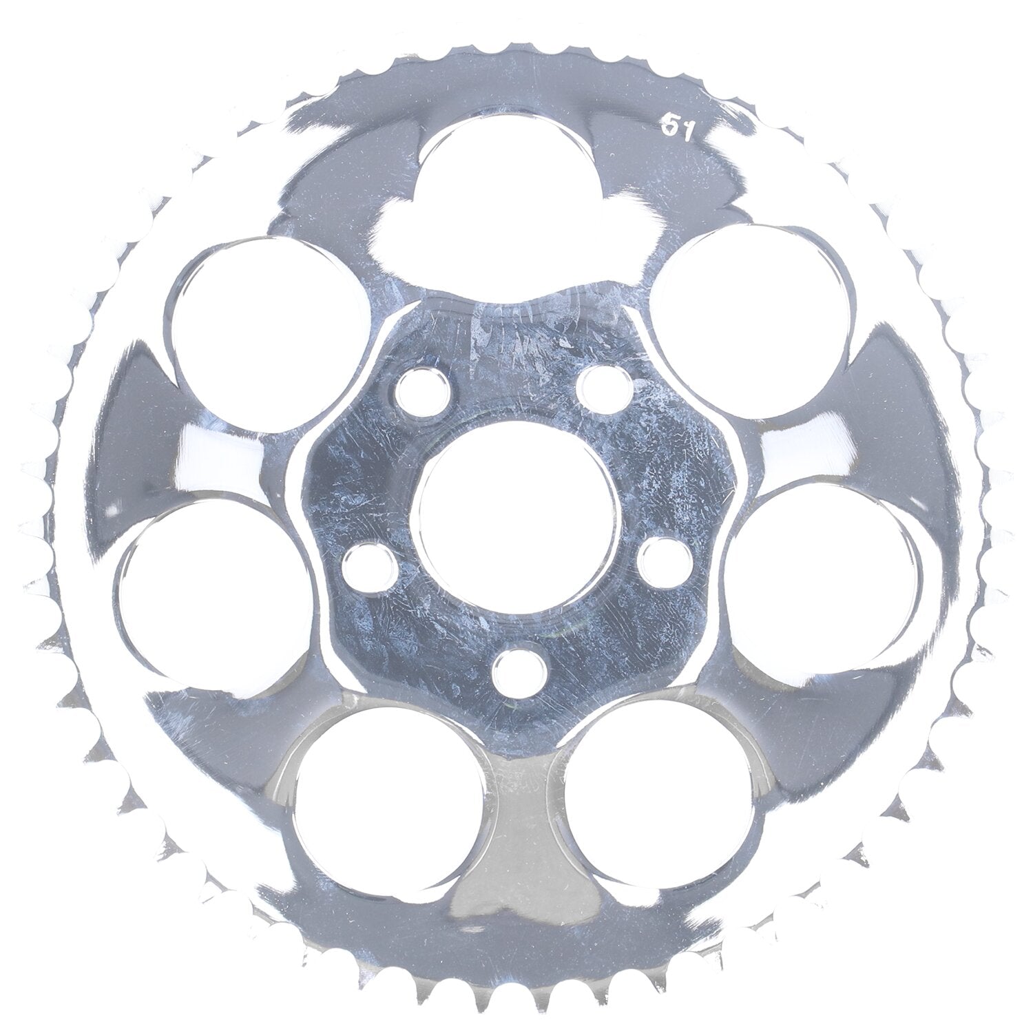 MCS Rear sprocket chrome - 51t