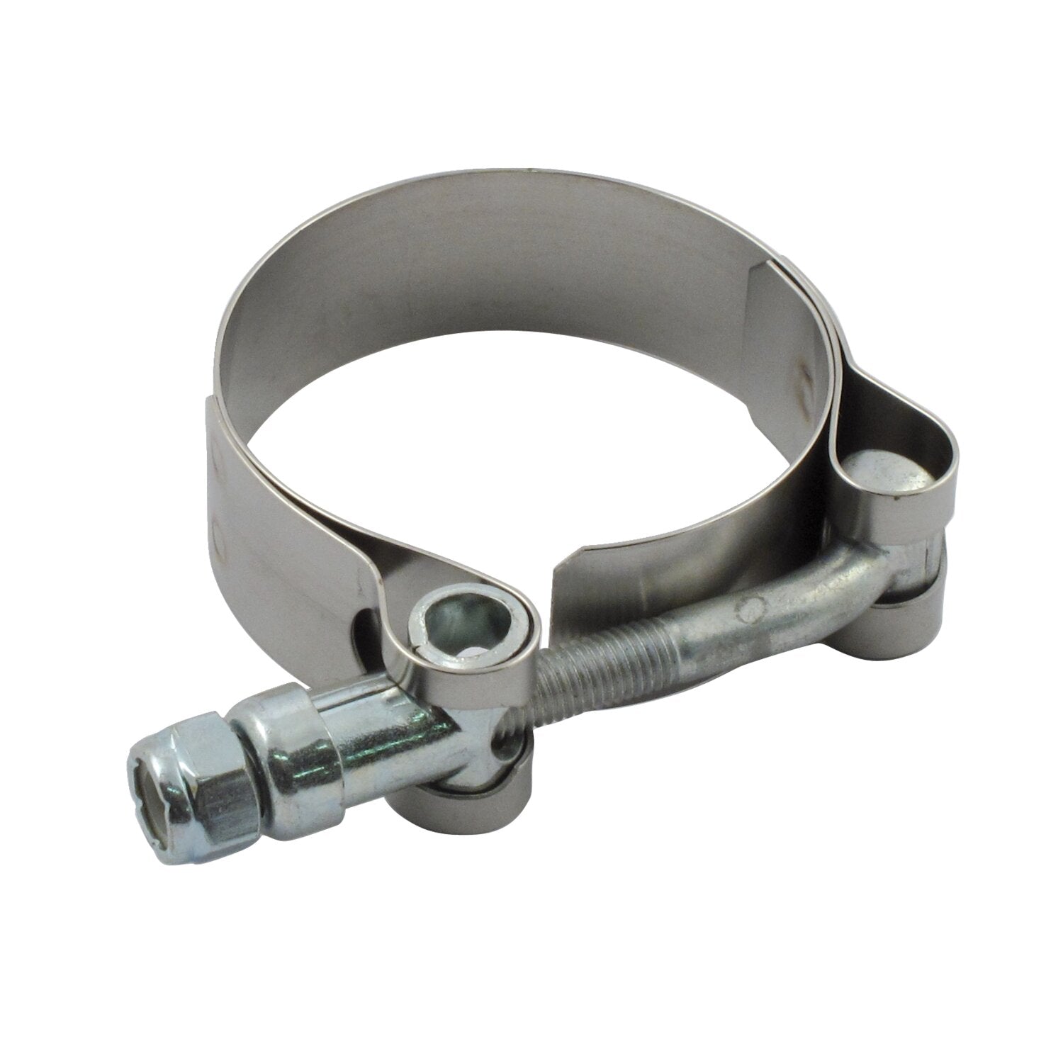 Paughco XL Sportster custom header clamp - Stainless