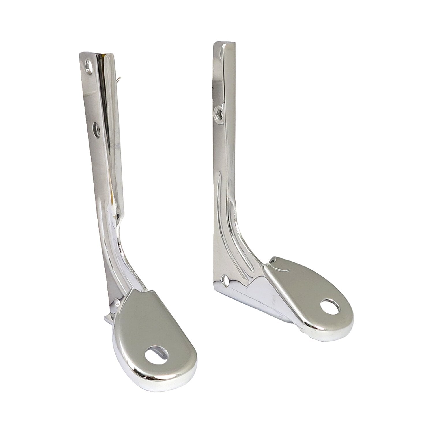 MCS Spotlamp / passing lamp mount bracket kit - Chrome