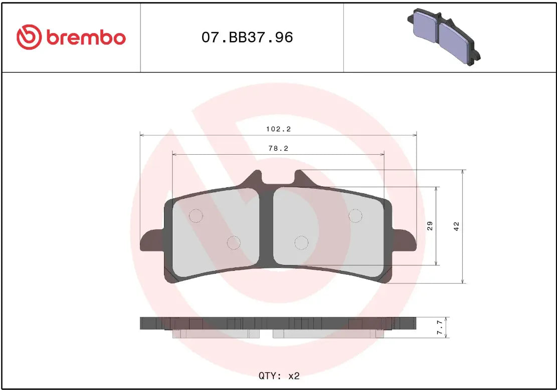 Brembo Genuine Sinter Prime Line Brake Pads