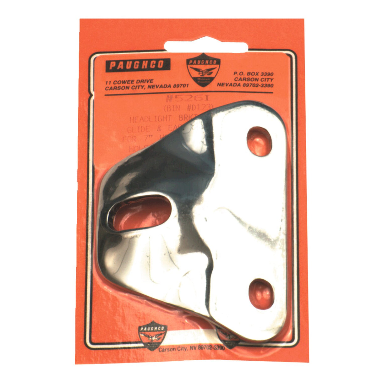 Paughco Headlamp mounting bracket - Chrome