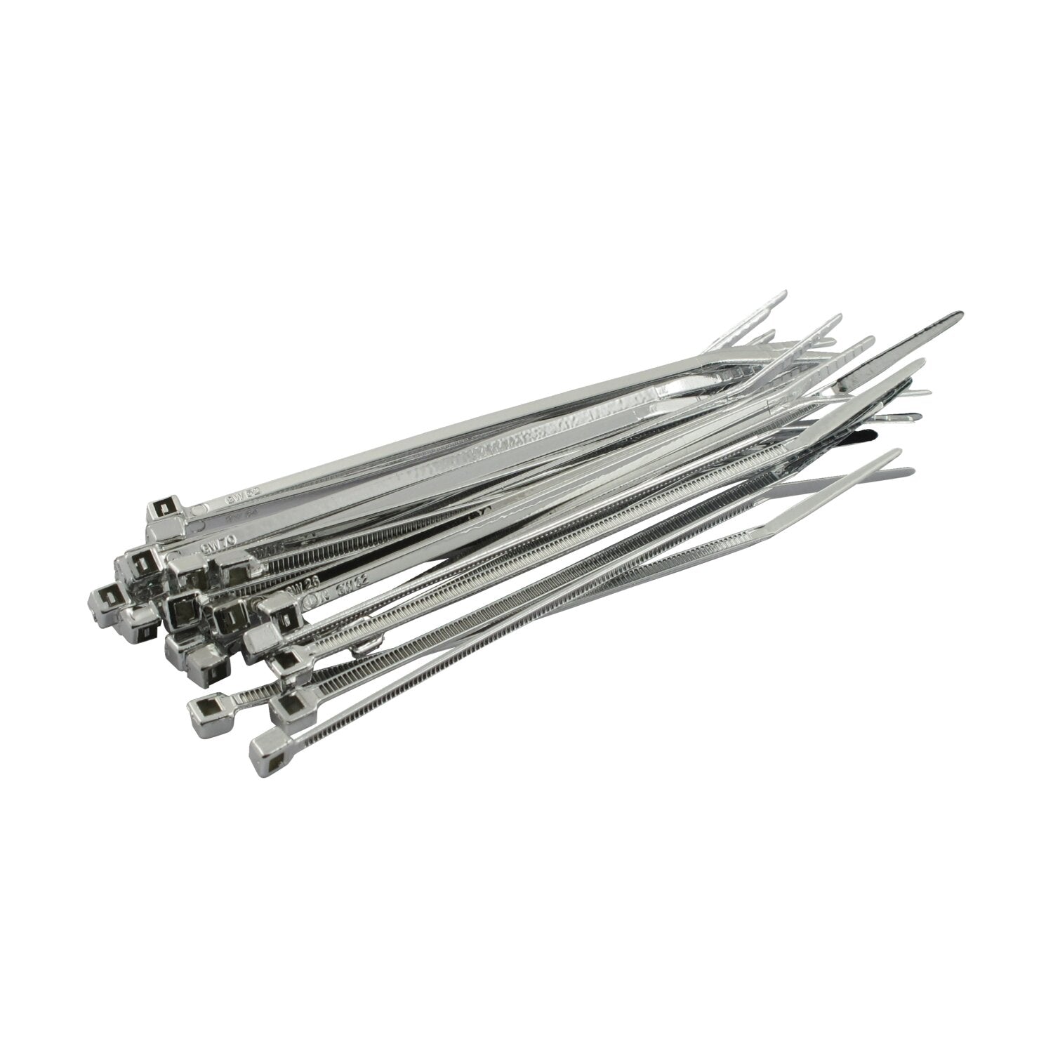 MCS cable straps - 4" (10cm) - Chrome