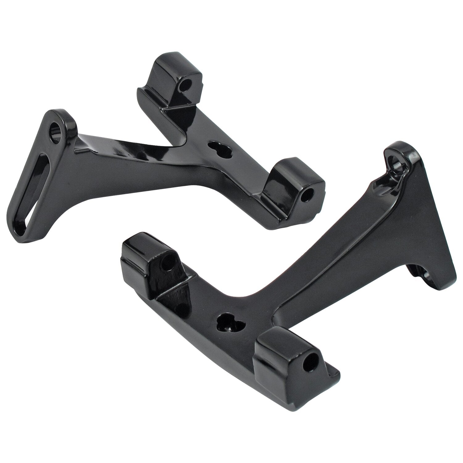 MCS Mount bracket passenger floorboard - Stock height - Black