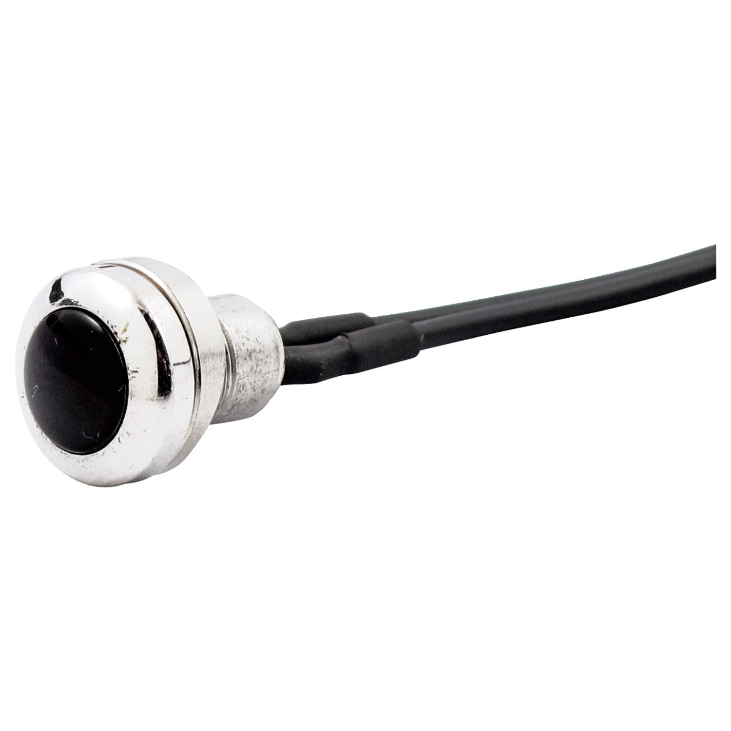MCS Smooth push button switch - two-tone polished/black