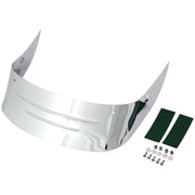 MCS Fatboy rear fender tip ribbed - Chrome