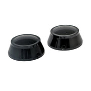 MCS Swingarm pivot bolt cover set - Black