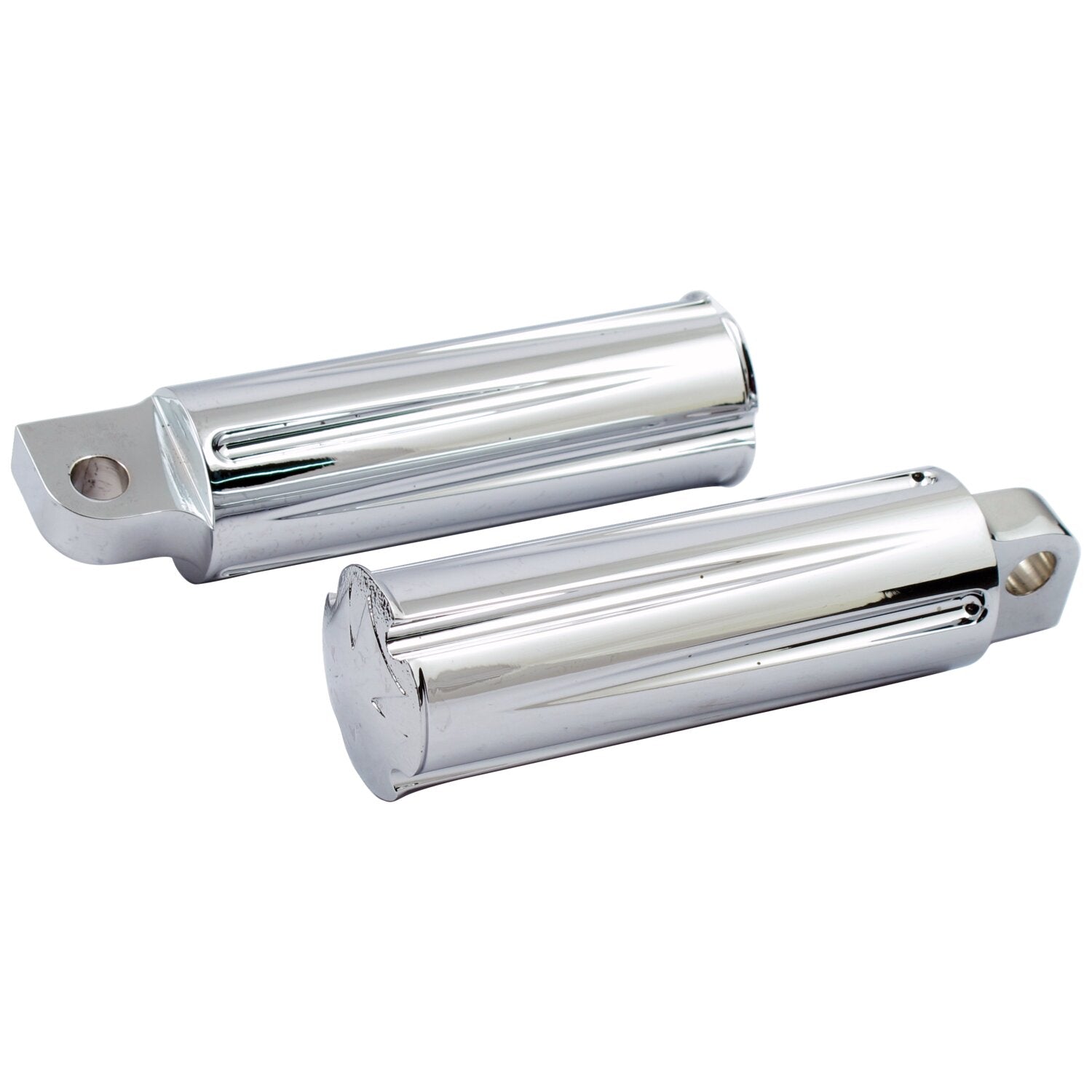 MCS Maltese billet foot pegs - Chrome