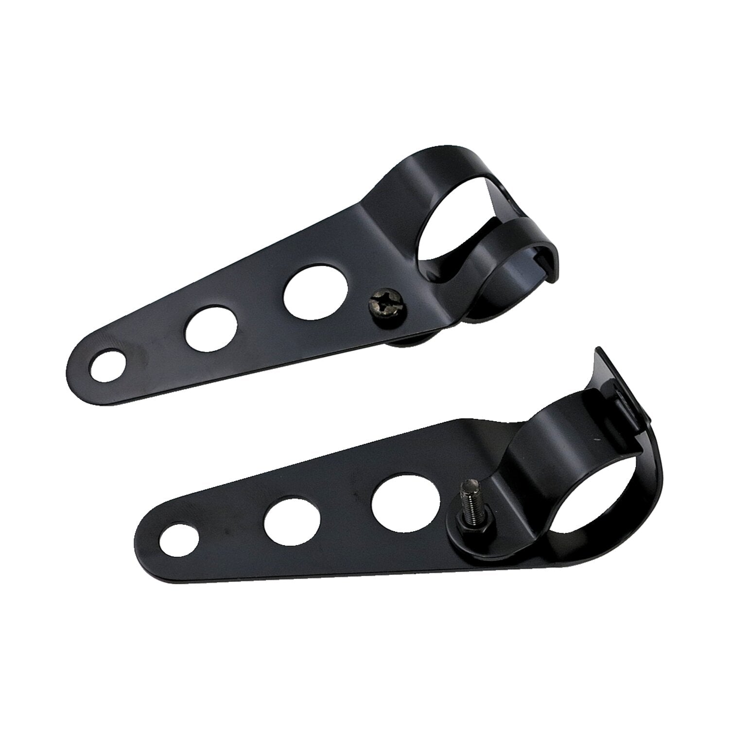 MCS Frisco side mount headlamp bracket set - Black