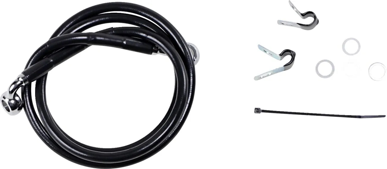 Drag Specialties Edelstahl Bremsschlauch-Kit