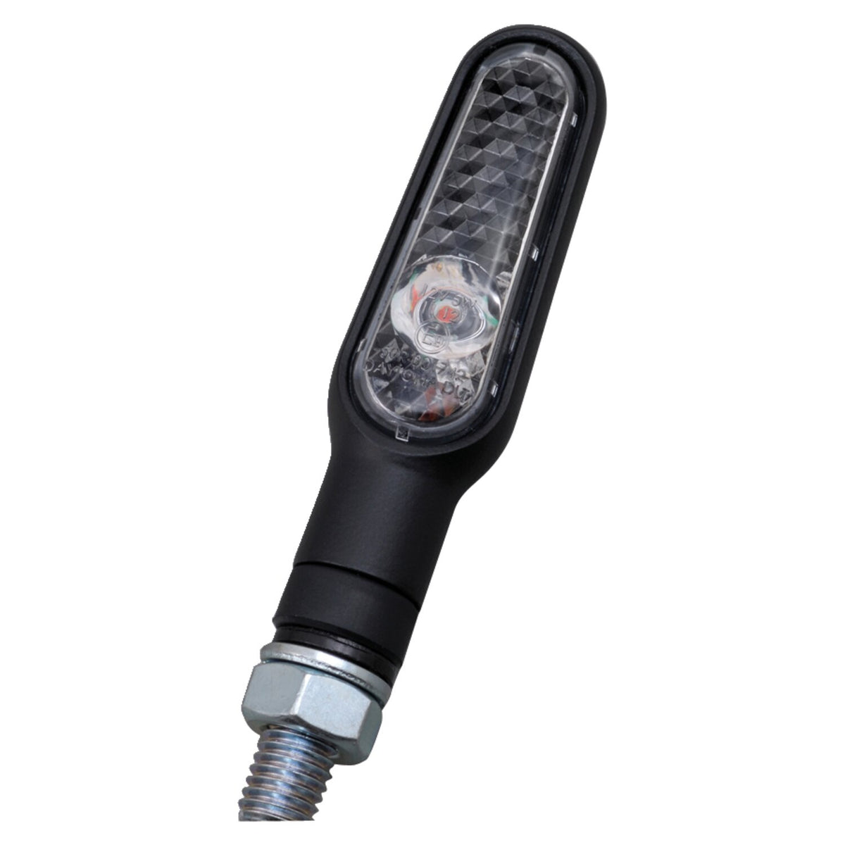 Daytona D-Light mini LED turn signal set - Black clear lens