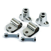 MCS Spotlamp & turn signal mount kit - Chrome