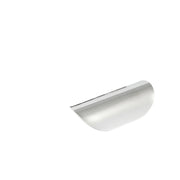 MCS Universal smooth heat shield 4" long chrome