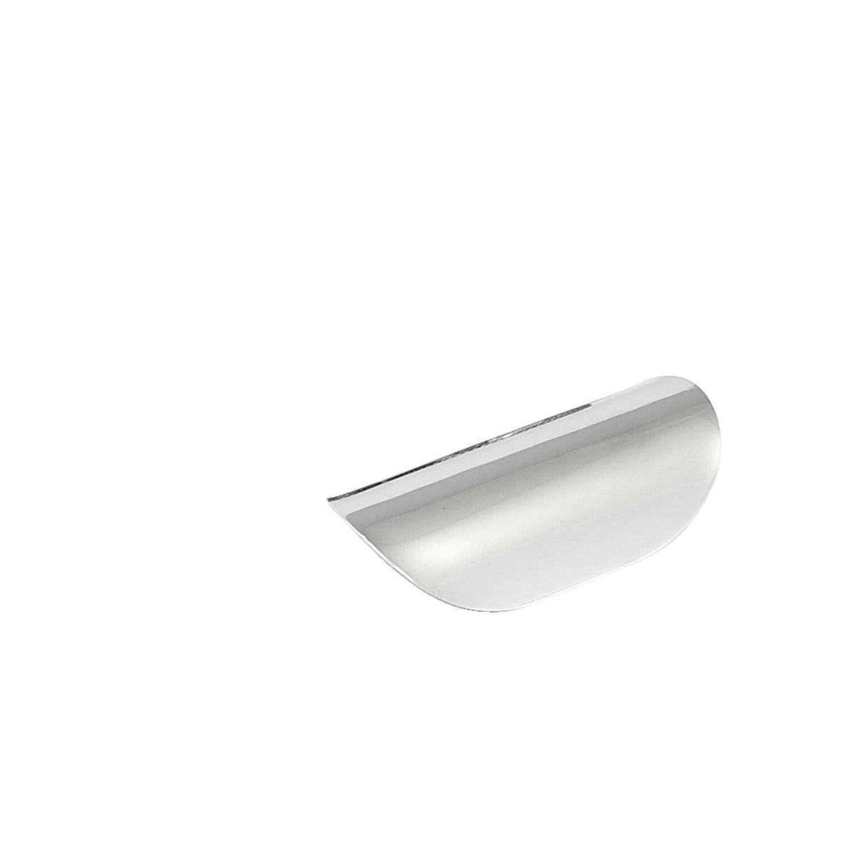MCS Universal smooth heat shield 4" long chrome