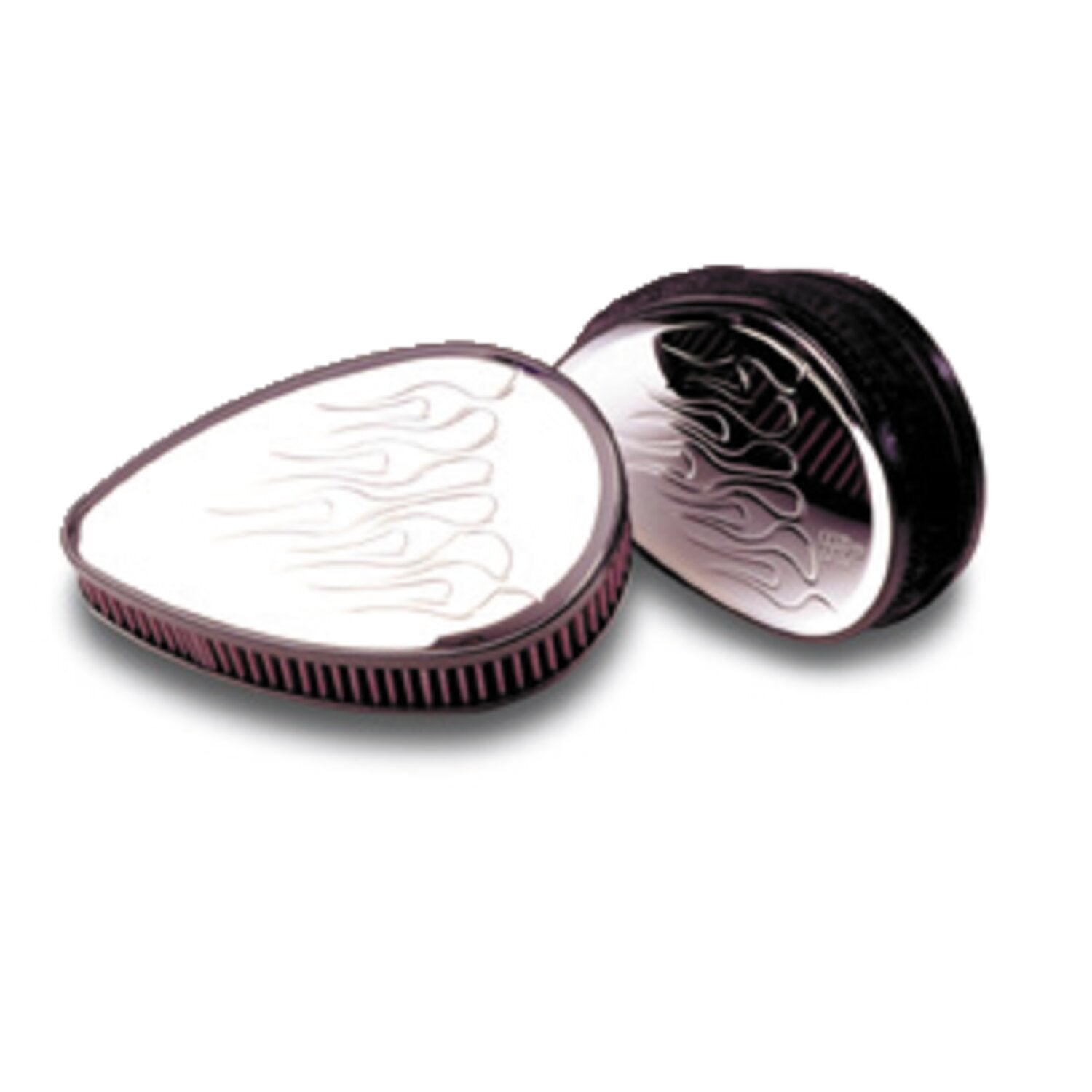 K&N billet air cleaner assembly - Teardrop Flames