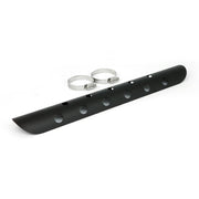 MCS Universal bullet hole heat shield 18" long black