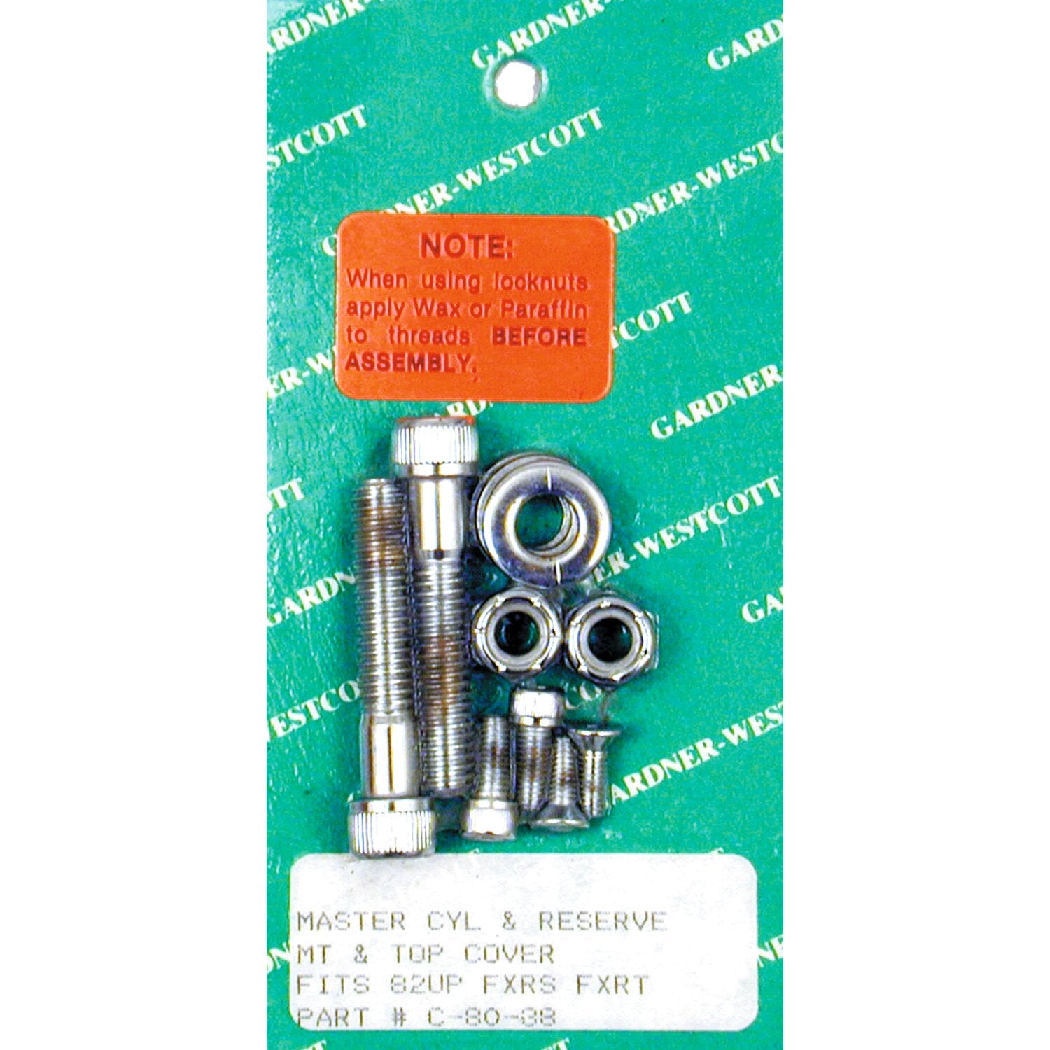 Gardner-Westcott Rear master cyl - mount kit allen