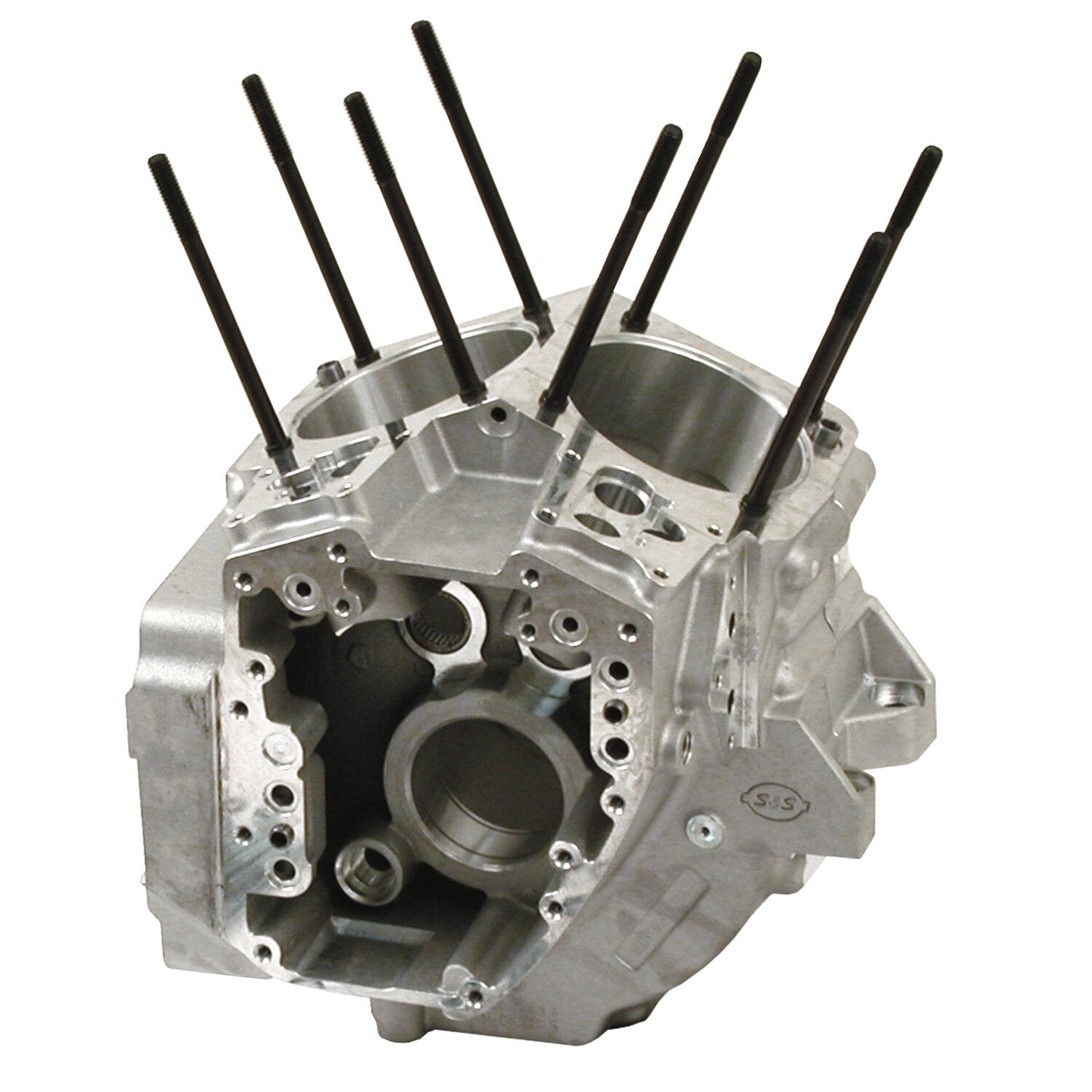 S&S 99-06 crankcase assembly 4-1/8" bore - Silver