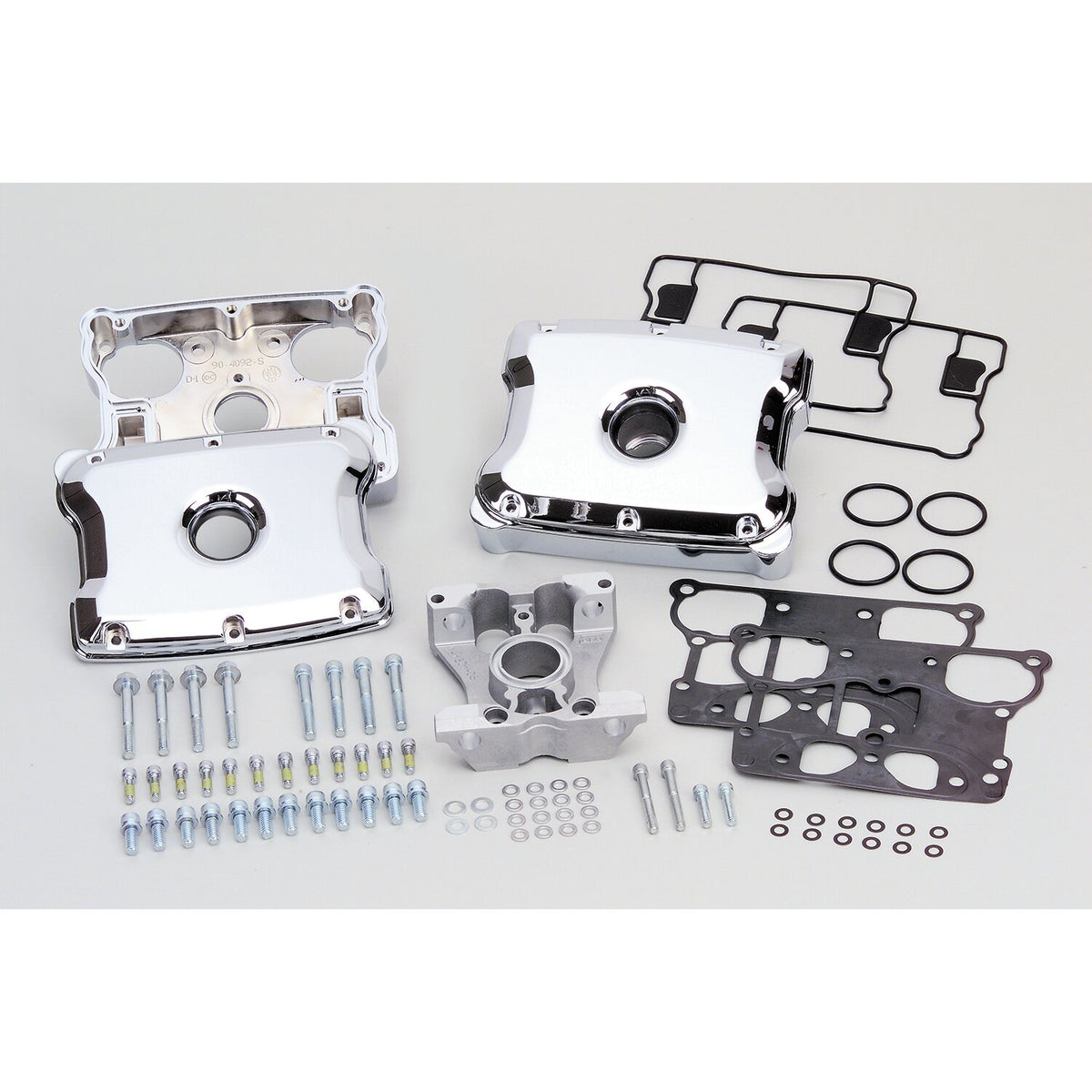 S&S die-cast rocker cover kit - Chrome