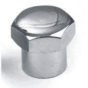 MCS Fork stem nut - domed - Chrome