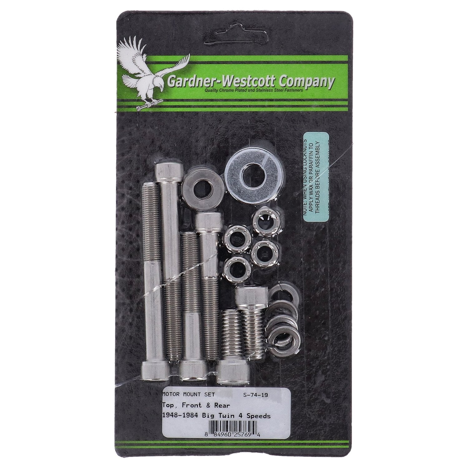 Gardner-Westcott Motor mount screw kit ss allen