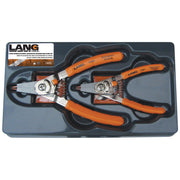 Lang Tools 'quick switch' retaining ring pliers - 2-pc set