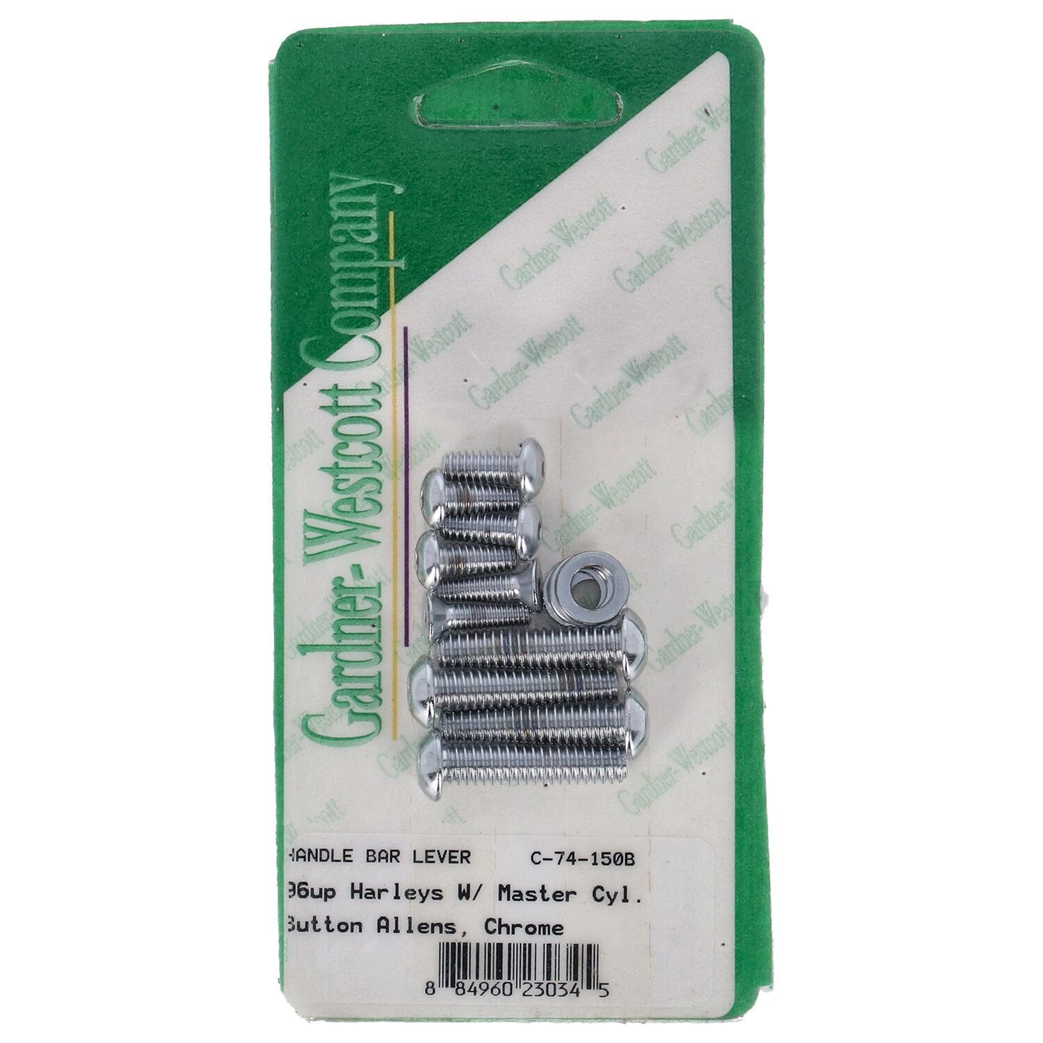 Gardner-Westcott Handlebar control screw kit button chr