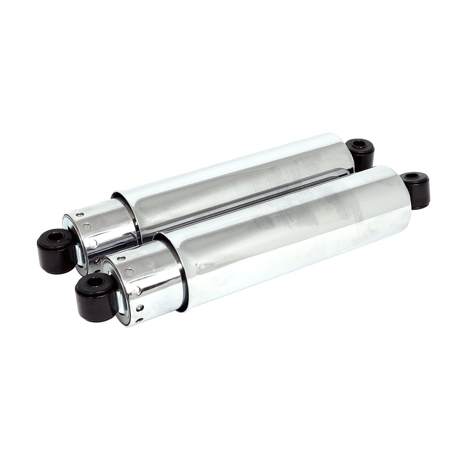 MCS Shock absorbers 13-1/2" full cover - Chrome