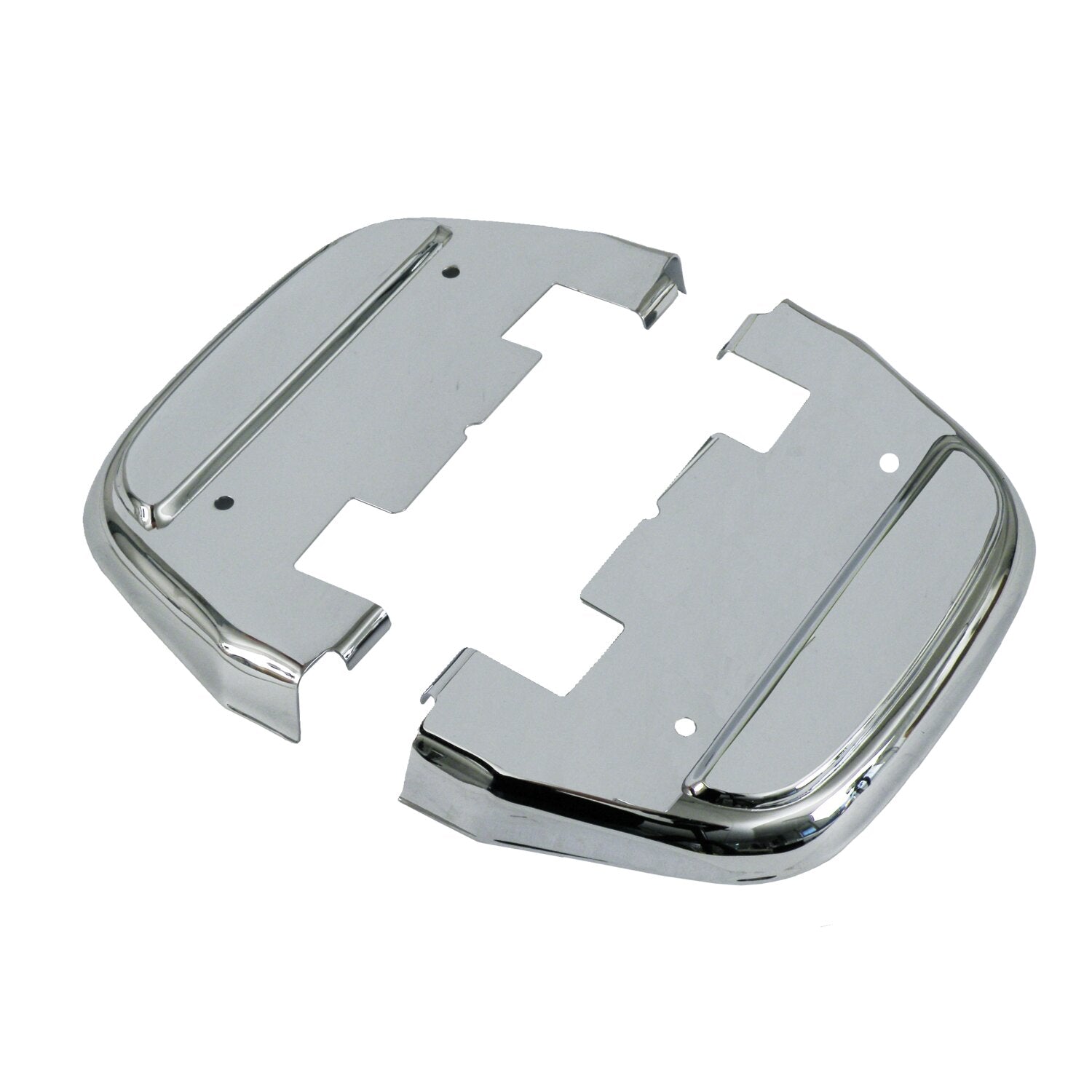 MCS Covers passenger floorboards - Chrome