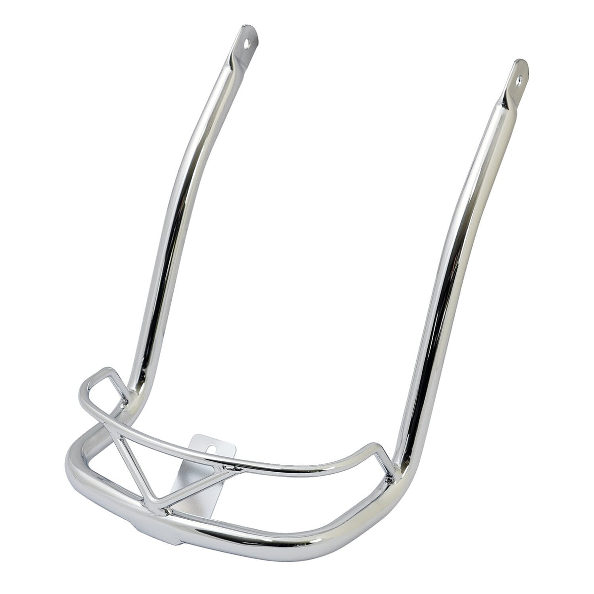 MCS Vintage saddlebag rail rear - Chrome