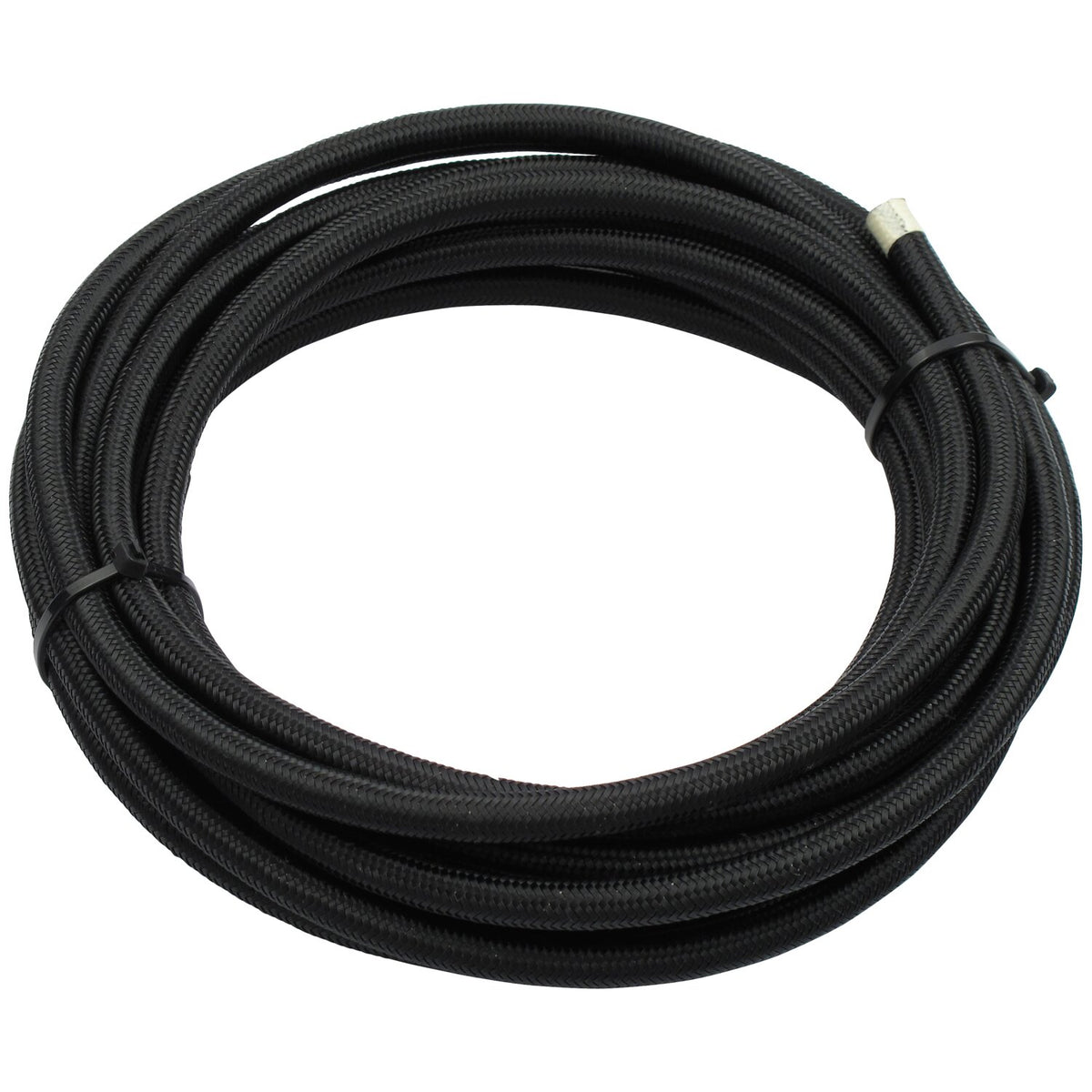 MCS Braided hose 1/4" (6mm) - Black nylon