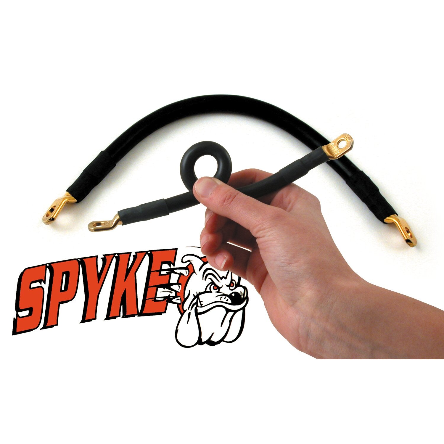 Spyke battery cable set - Gold plated