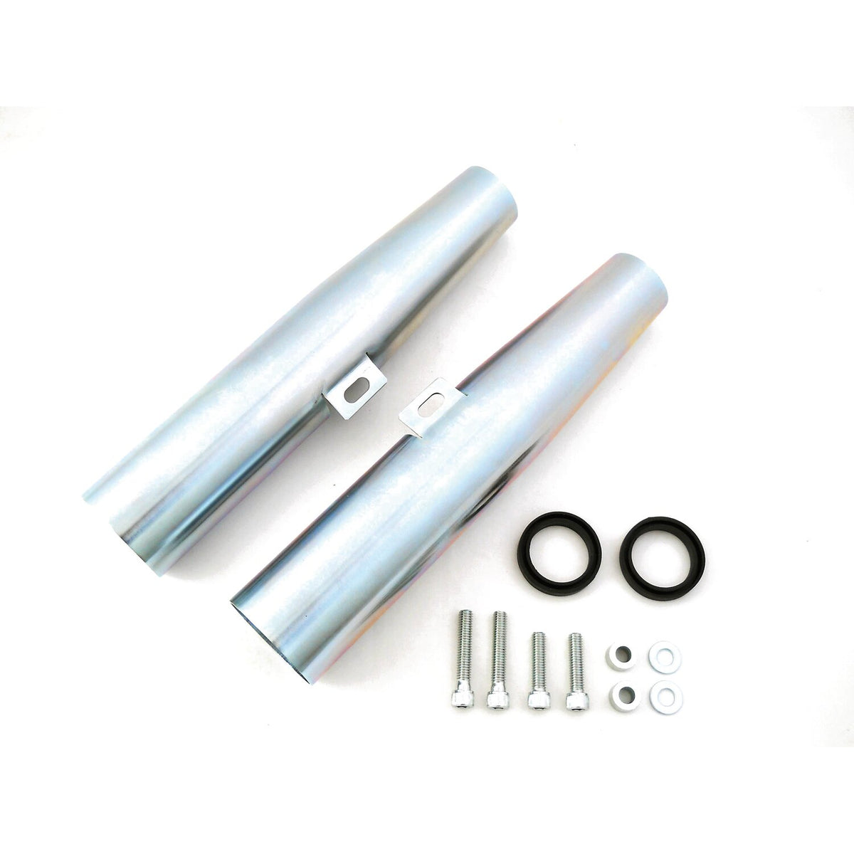 MCS fork shrouds for 39mm forks - Zinc