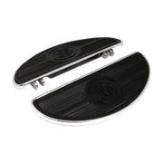 MCS Oval early style floorboards - solid - Chrome