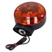 MCS Turn signal assembly - Rear - Amber lens - Black
