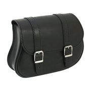 MCS leather swing arm bag 5 liter - Black