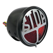 MCS Stop LED taillight - Black - Red lens