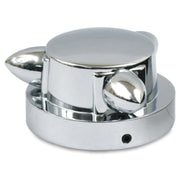 MCS Kromett gas cap cover small - Chrome