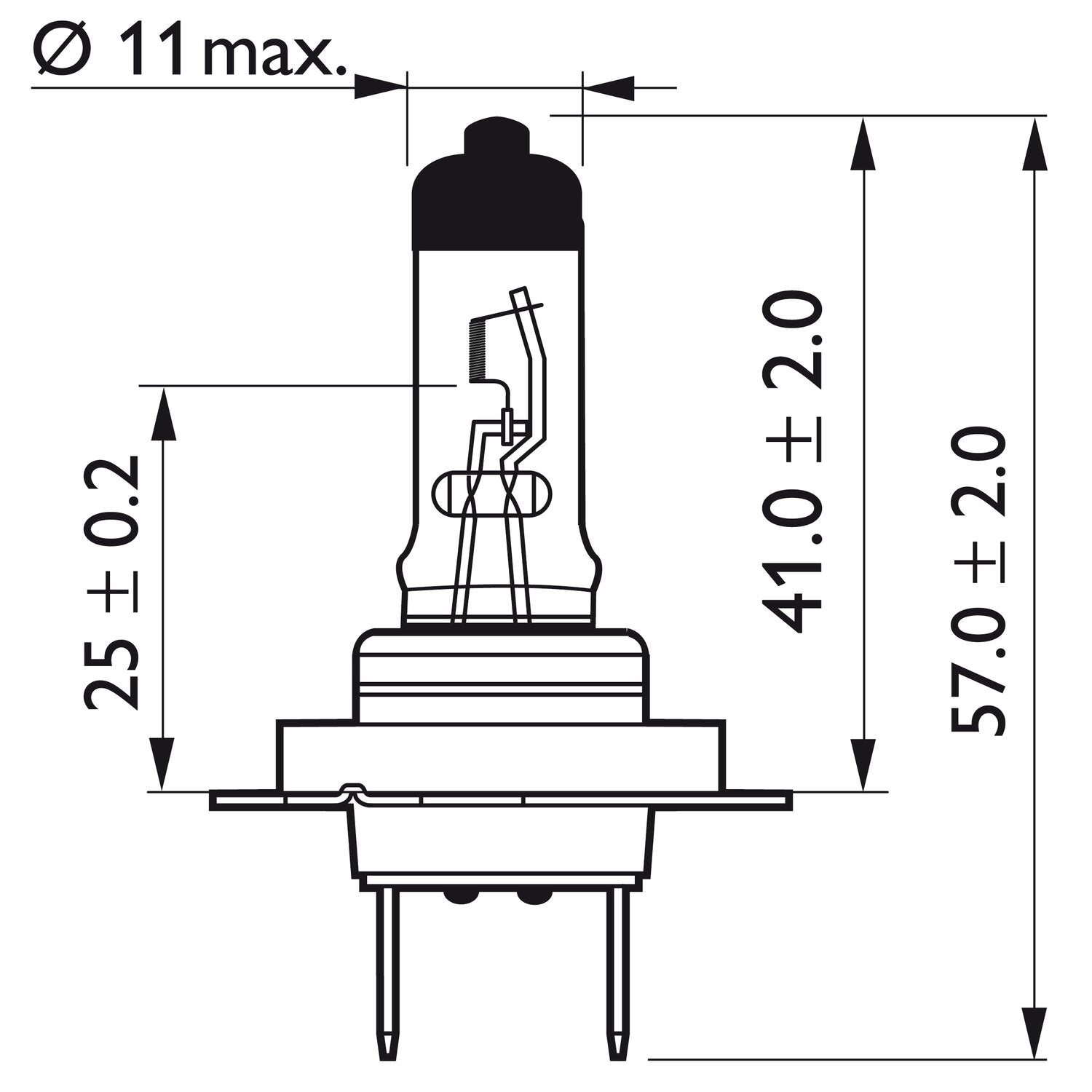Philips CityVision Moto headlamp bulb H7