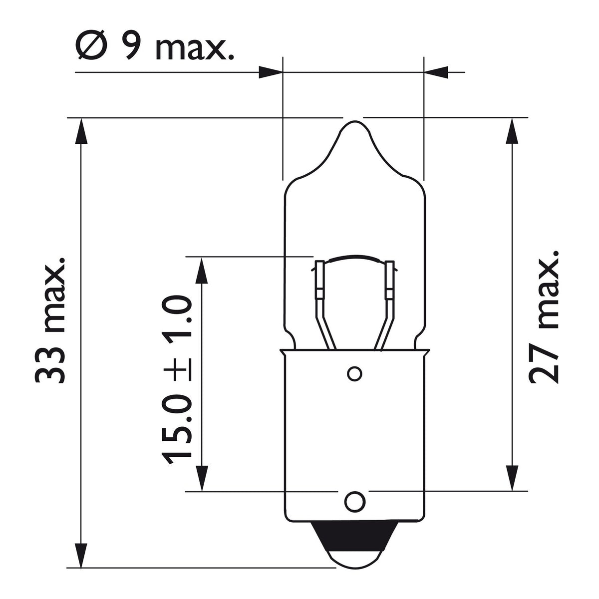 Philips light bulb T4W