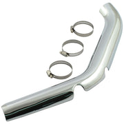 MCS FL 2-1 exhaust front header heatshield chrome