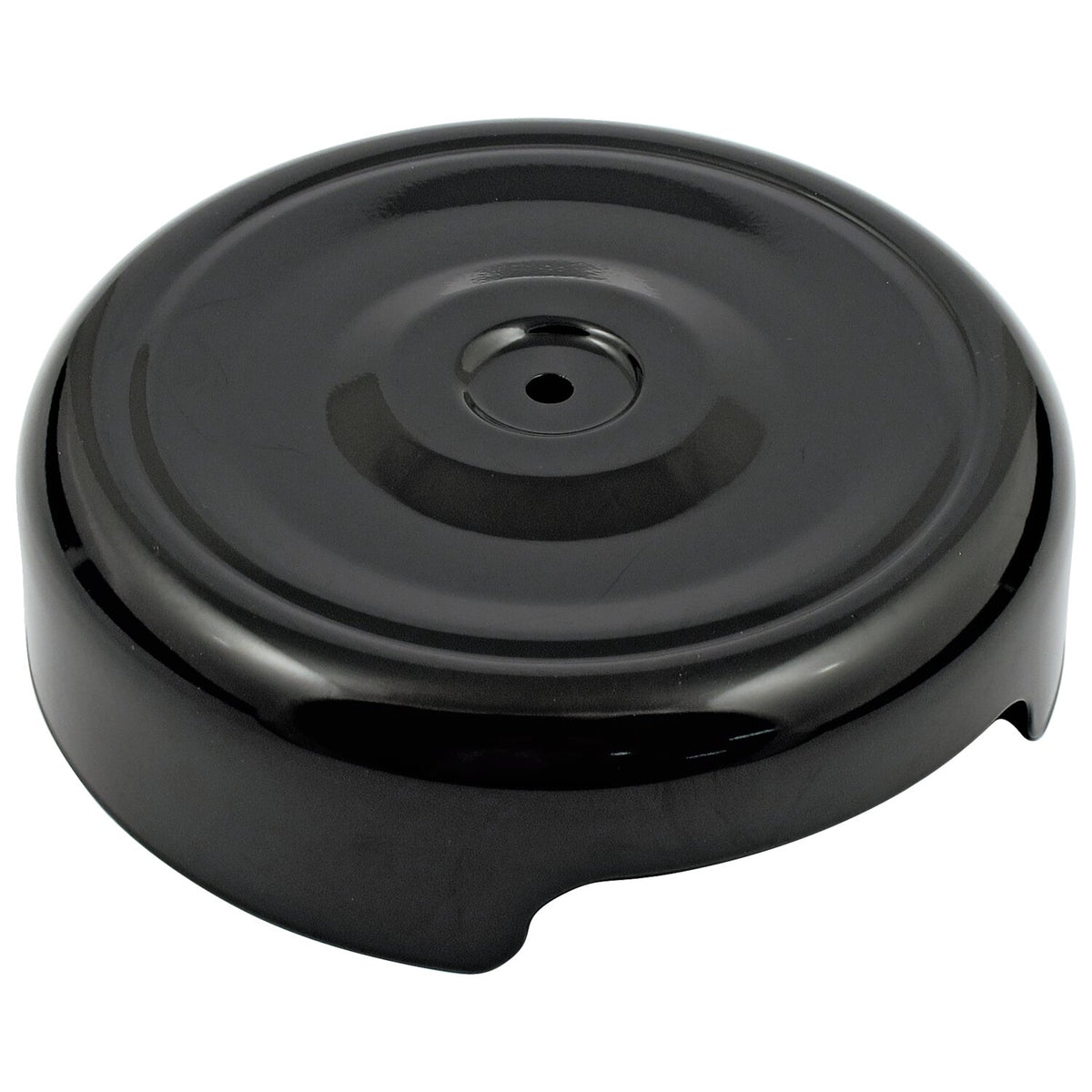 MCS Air cleaner cover Bobber style - Black 8" diameter
