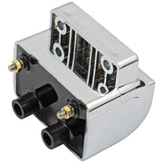 MCS OEM style ignition coil - 12v 3 ohm - Chrome