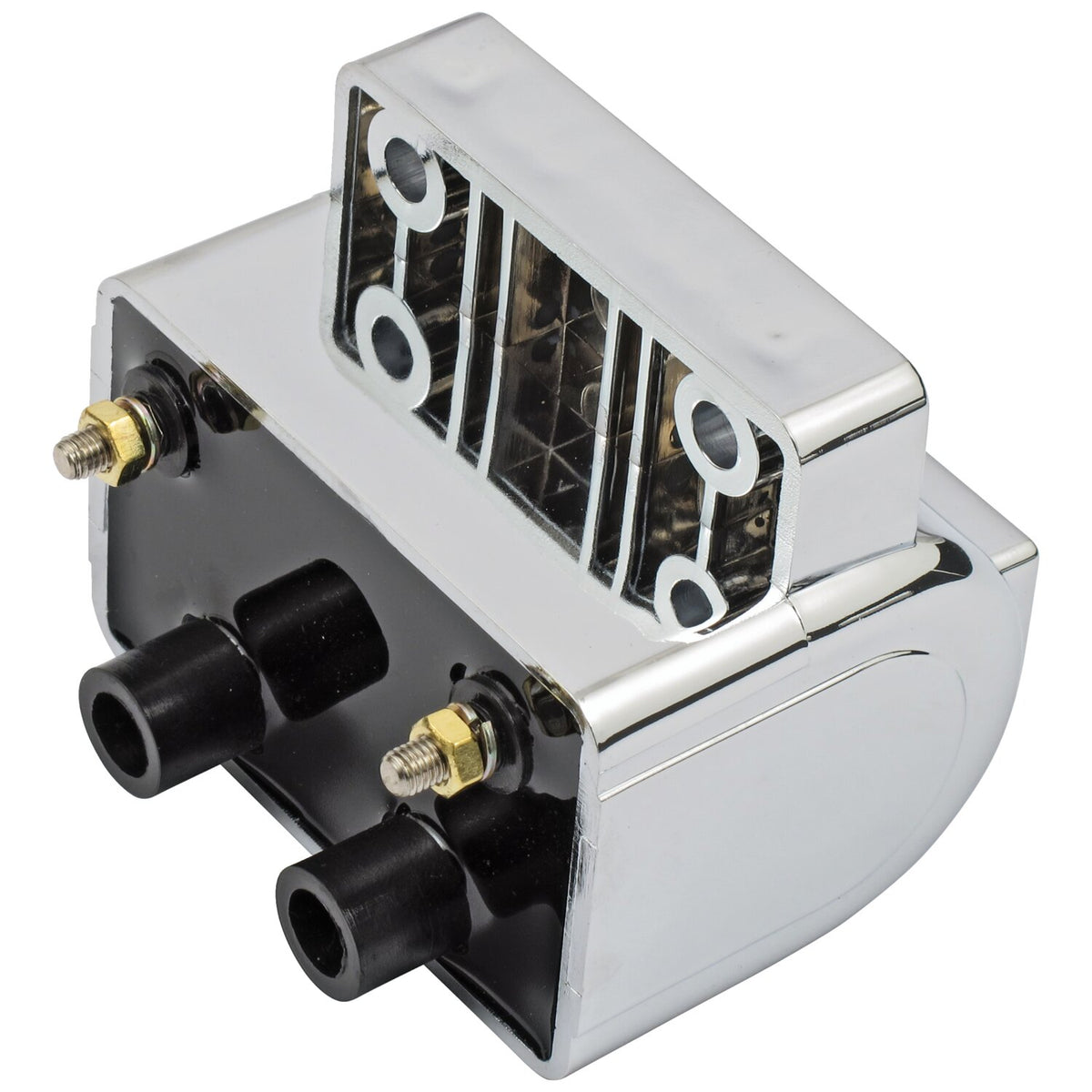 MCS OEM style ignition coil - 12v 3 ohm - Chrome