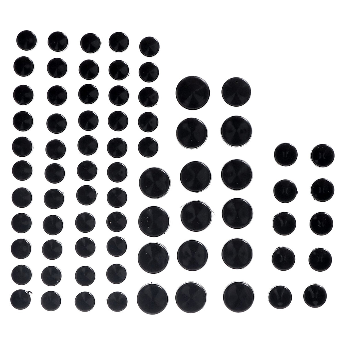MCS Smoothtopps push-on cover set (75pc) - Black