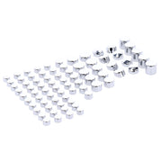 MCS Smoothtopps push-on cover set (76pc) - Chrome